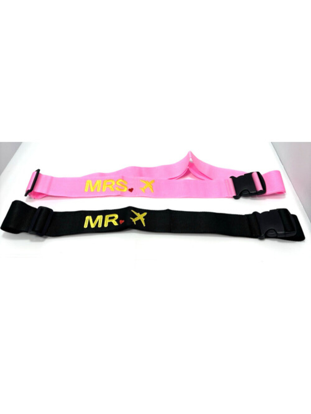Luggage Straps Set, Mr and Mrs Honeymoon Suitcase Travel Belt, Wedding Gift, New